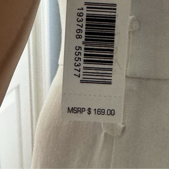 ANTONIO MELANI V-NECK WOMEN’S JUMPSUIT IVORY LINEN SIZE:4 - Picture 10 of 11